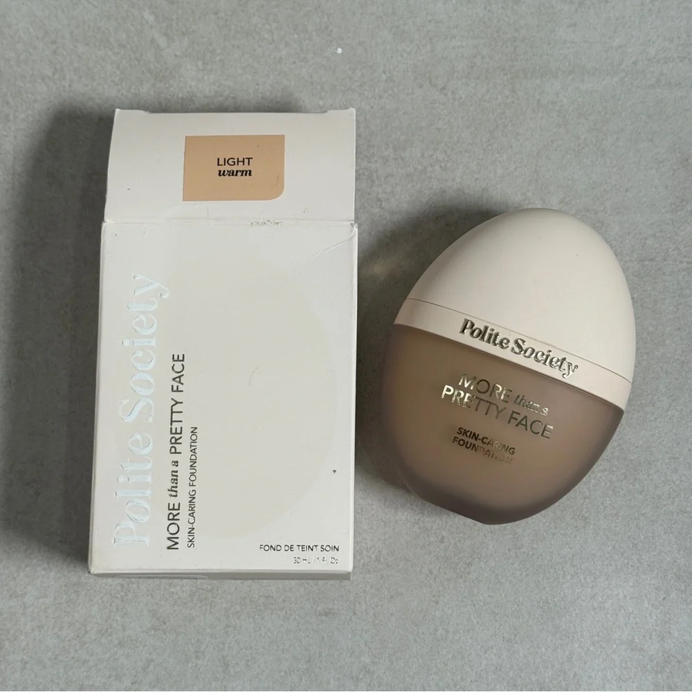 Polite Society More Than A Pretty Face Foundation Light Warm New